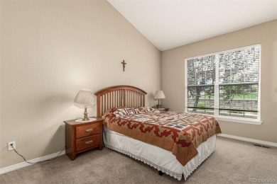 Welcome to this immaculately maintained ranch-style townhome in on Saddle Rock Golf Course in Colorado - for sale on GolfHomes.com, golf home, golf lot