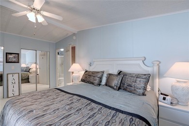 Furnished beauty just steps from the golf course! This on Barefoot Bay Golf Course in Florida - for sale on GolfHomes.com, golf home, golf lot