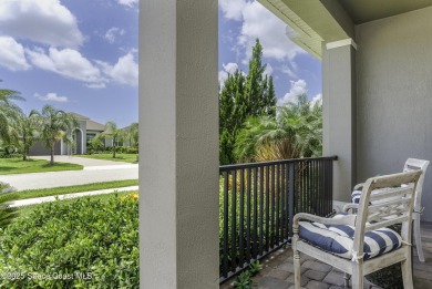 Enjoy lake views and vibrant sunsets from your gas-heated pool on Duran Golf Course in Florida - for sale on GolfHomes.com, golf home, golf lot