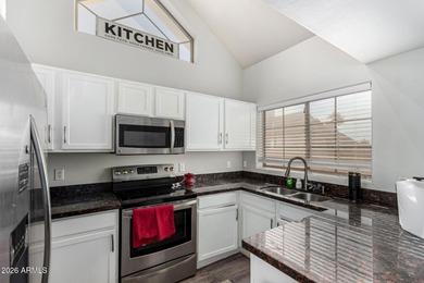 Become the proud owner of this 2-bed, 2-bath townhome in the on Palm Valley Golf Club  in Arizona - for sale on GolfHomes.com, golf home, golf lot