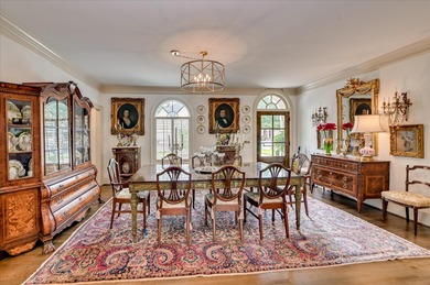 Stately and beautifully remodeled 4-bedroom, 3.5-bath brick home on West Lake Country Club in Georgia - for sale on GolfHomes.com, golf home, golf lot