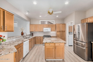 Live the coveted Sun City West lifestyle in this immaculate on Desert Trails in Arizona - for sale on GolfHomes.com, golf home, golf lot