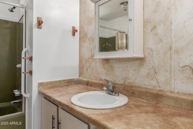 2 bedroom 1.5 bath home on a Cul-de-sac with a fenced  in back on Fountain of the Sun Country Club in Arizona - for sale on GolfHomes.com, golf home, golf lot