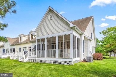 This beautiful end unit carriage house is located on a premium on Bear Trap Dunes Golf Club in Delaware - for sale on GolfHomes.com, golf home, golf lot