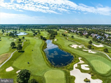 This beautiful end unit carriage house is located on a premium on Bear Trap Dunes Golf Club in Delaware - for sale on GolfHomes.com, golf home, golf lot