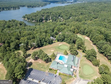 Beautiful lot with seasonal water views of Jackson Lake! on Turtle Cove Golf Course in Georgia - for sale on GolfHomes.com, golf home, golf lot