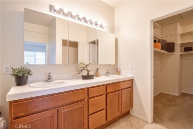 Welcome to this immaculate, single-story 2-bedroom, 2-bath + on Menifee Lakes Country Club - Lakes in California - for sale on GolfHomes.com, golf home, golf lot