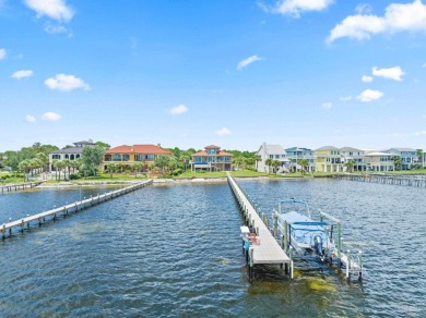 This stunning ICF waterfront home, featuring 135 feet on the on Tiger Point Golf and Country Club in Florida - for sale on GolfHomes.com, golf home, golf lot