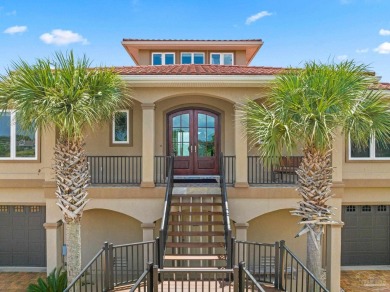 This stunning ICF waterfront home, featuring 135 feet on the on Tiger Point Golf and Country Club in Florida - for sale on GolfHomes.com, golf home, golf lot