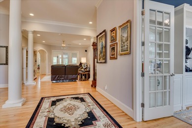 This elegant, custom-built home epitomizes the gracious southern on Woodside Plantation Country Club in South Carolina - for sale on GolfHomes.com, golf home, golf lot