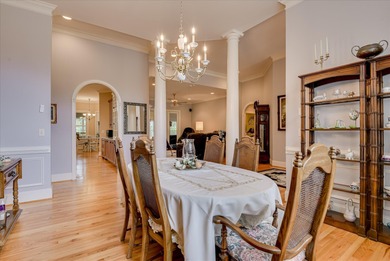 This elegant, custom-built home epitomizes the gracious southern on Woodside Plantation Country Club in South Carolina - for sale on GolfHomes.com, golf home, golf lot
