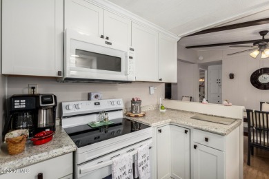 Great   updated  and partially furnished 2 bedroom 2 bath home on Fountain of the Sun Country Club in Arizona - for sale on GolfHomes.com, golf home, golf lot