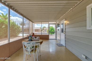 Great   updated  and partially furnished 2 bedroom 2 bath home on Fountain of the Sun Country Club in Arizona - for sale on GolfHomes.com, golf home, golf lot