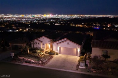 Strip Views from an elevated lot in Sun City Anthem! Enjoy the on Revere Golf Club in Nevada - for sale on GolfHomes.com, golf home, golf lot