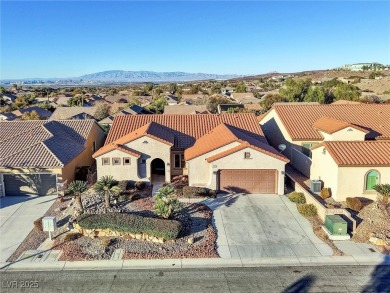 Strip Views from an elevated lot in Sun City Anthem! Enjoy the on Revere Golf Club in Nevada - for sale on GolfHomes.com, golf home, golf lot