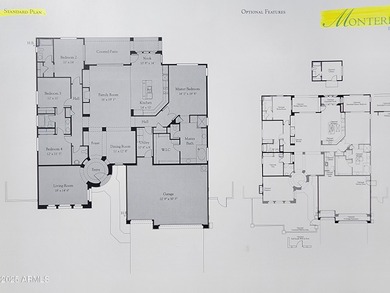 This stunning 4-bedroom, 3.5-bath, 2,981 sq. ft. Monterey model on Anthem Golf and Country Club  in Arizona - for sale on GolfHomes.com, golf home, golf lot