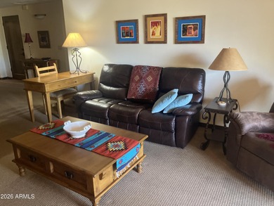 This ground Floor Villa with two master Bedroom Suites is on Desert Forest Golf Club in Arizona - for sale on GolfHomes.com, golf home, golf lot