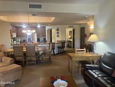 This ground Floor Villa with two master Bedroom Suites is on Desert Forest Golf Club in Arizona - for sale on GolfHomes.com, golf home, golf lot