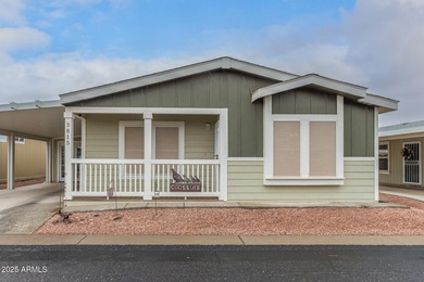Enjoy easy living in this charming 3-bedroom mobile home with on Viewpoint Golf Resort in Arizona - for sale on GolfHomes.com, golf home, golf lot