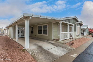 Enjoy easy living in this charming 3-bedroom mobile home with on Viewpoint Golf Resort in Arizona - for sale on GolfHomes.com, golf home, golf lot