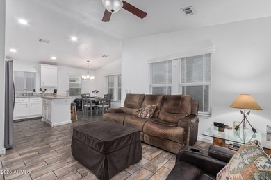 Enjoy easy living in this charming 3-bedroom mobile home with on Viewpoint Golf Resort in Arizona - for sale on GolfHomes.com, golf home, golf lot