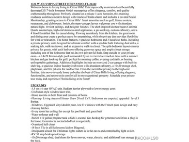 Welcome home to luxury living in Citrus Hills! This impeccably on Citrus Hills Golf Club in Florida - for sale on GolfHomes.com, golf home, golf lot