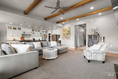 Modern farmhouse charm meets luxury living in the highly on Eagle Legacy Golf Course in Idaho - for sale on GolfHomes.com, golf home, golf lot