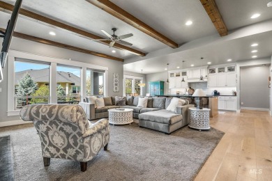 Modern farmhouse charm meets luxury living in the highly on Eagle Legacy Golf Course in Idaho - for sale on GolfHomes.com, golf home, golf lot