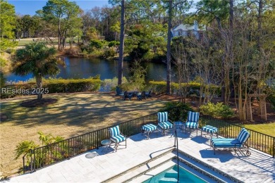 This expansive home is an entertainer's dream, featuring an open on Long Cove Club in South Carolina - for sale on GolfHomes.com, golf home, golf lot