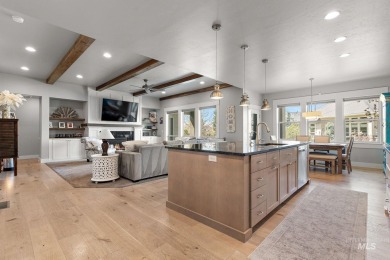 Modern farmhouse charm meets luxury living in the highly on Eagle Legacy Golf Course in Idaho - for sale on GolfHomes.com, golf home, golf lot