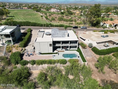 Exquisite luxury living awaits in this stunning 5 bedroom plus on Desert Canyon Golf Club in Arizona - for sale on GolfHomes.com, golf home, golf lot