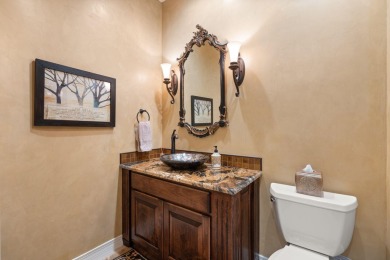 Nestled within the exclusive Tanoan Country Club East, this on Tanoan Country Club in New Mexico - for sale on GolfHomes.com, golf home, golf lot