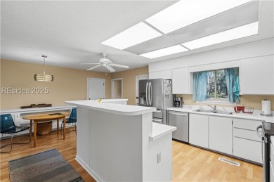 Discover this mid-century modern home in desirable Royal Pines on Ladys Island Country Club in South Carolina - for sale on GolfHomes.com, golf home, golf lot