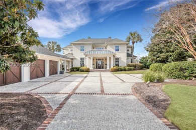 This exclusive property, nestled on one of only 32 deep-water on Colleton River Plantation Club in South Carolina - for sale on GolfHomes.com, golf home, golf lot
