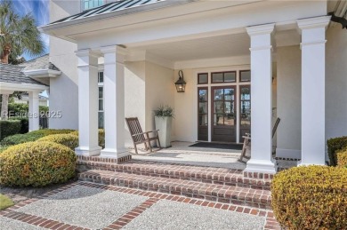 This exclusive property, nestled on one of only 32 deep-water on Colleton River Plantation Club in South Carolina - for sale on GolfHomes.com, golf home, golf lot