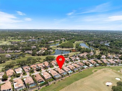 Enjoy expansive golf course views as you float in your pool or on Wyndemere Country Club in Florida - for sale on GolfHomes.com, golf home, golf lot