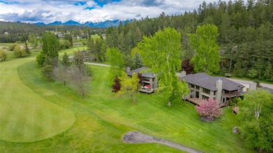 Overlooking the 1st fairway of Bigfork Montana's Eagle Bend Golf on Eagle Bend Golf Course in Montana - for sale on GolfHomes.com, golf home, golf lot