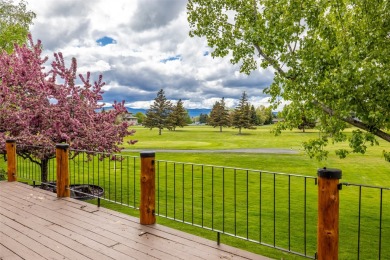 Overlooking the 1st fairway of Bigfork Montana's Eagle Bend Golf on Eagle Bend Golf Course in Montana - for sale on GolfHomes.com, golf home, golf lot