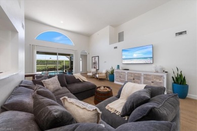 Enjoy expansive golf course views as you float in your pool or on Wyndemere Country Club in Florida - for sale on GolfHomes.com, golf home, golf lot