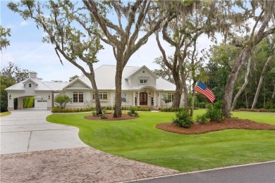 This stunning custom home was meticulously designed by an on The King and Prince Golf Course, Home of the Hampton Club in Georgia - for sale on GolfHomes.com, golf home, golf lot