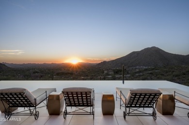 This newly built Modern Mediterranean Estate has been uniquely on Silverleaf Golf Club in Arizona - for sale on GolfHomes.com, golf home, golf lot