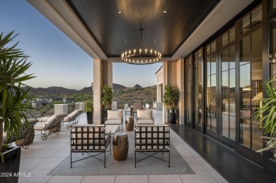 This newly built Modern Mediterranean Estate has been uniquely on Silverleaf Golf Club in Arizona - for sale on GolfHomes.com, golf home, golf lot