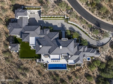 This newly built Modern Mediterranean Estate has been uniquely on Silverleaf Golf Club in Arizona - for sale on GolfHomes.com, golf home, golf lot