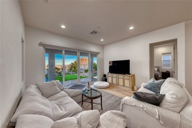 Perched along the side of a dramatic cliff with no rear on Reflection Bay Golf Club in Nevada - for sale on GolfHomes.com, golf home, golf lot