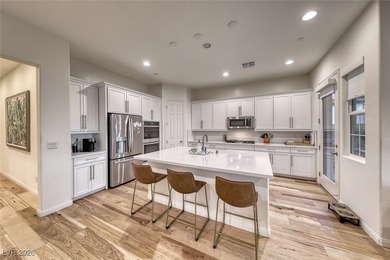 Perched along the side of a dramatic cliff with no rear on Reflection Bay Golf Club in Nevada - for sale on GolfHomes.com, golf home, golf lot