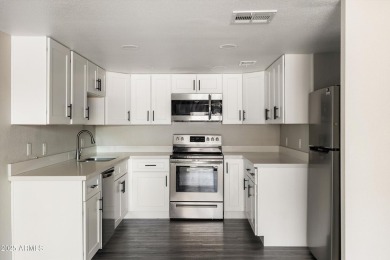 Beautifully updated 2-bedroom, 1-bath ground floor corner unit on Scottsdale Shadows in Arizona - for sale on GolfHomes.com, golf home, golf lot