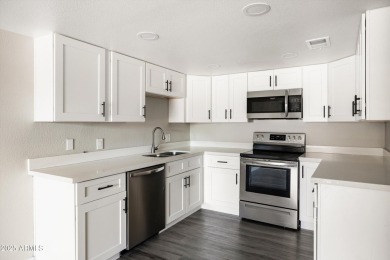 Beautifully updated 2-bedroom, 1-bath ground floor corner unit on Scottsdale Shadows in Arizona - for sale on GolfHomes.com, golf home, golf lot