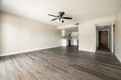 Beautifully updated 2-bedroom, 1-bath ground floor corner unit on Scottsdale Shadows in Arizona - for sale on GolfHomes.com, golf home, golf lot