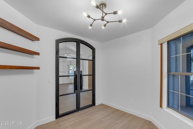 This beautiful home blends modern upgrades with resort-style on Tuscany Falls At Pebble Creek in Arizona - for sale on GolfHomes.com, golf home, golf lot