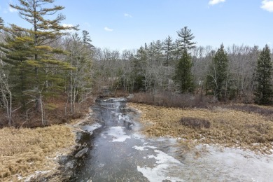 At the end of a secluded road, tucked on 7.16 acres, this on The Meadows Golf Club in Maine - for sale on GolfHomes.com, golf home, golf lot